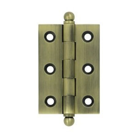 DELTANA CH2517U5 Cabinet Hinges W/ Ball Tips Antique Brass, 10PK CH2517U5-XCP10